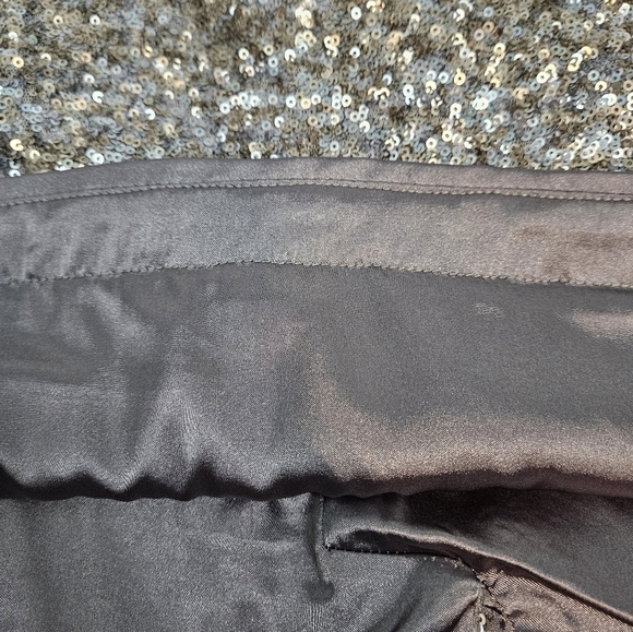 Cache Metallic Gold & Silver Sequin Mini Skirt Size 4 Women's U11 - Picture 6 of 9